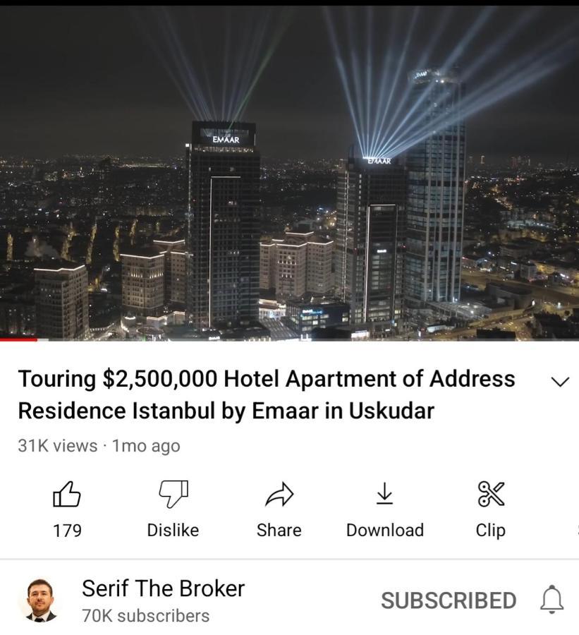 Serviced Luxurious 3+1 In Address Emaar Square 伊斯坦布尔 外观 照片